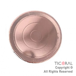 PLATO LAMINADO ROSA GOLD N.28 28CM x 10